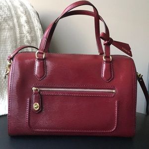 Coach Poppy Textured EW Satchel